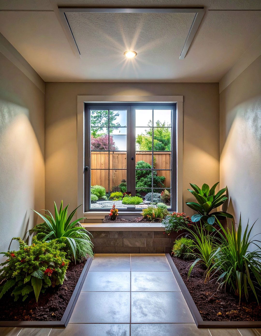 Casement Windows with Deep Well Landscaping - 30 Basement Window Ideas to Brighten Your Space