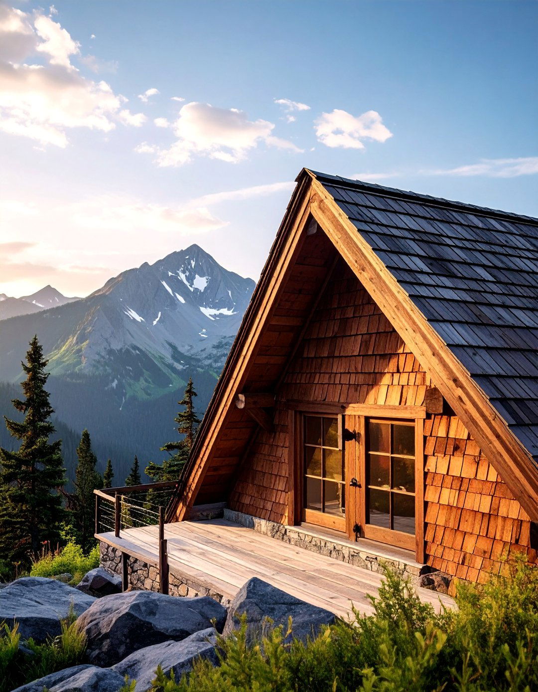 Cedar Shake Gable Roof - 20 Gable Roof Design Ideas for Modern and Classic Homes