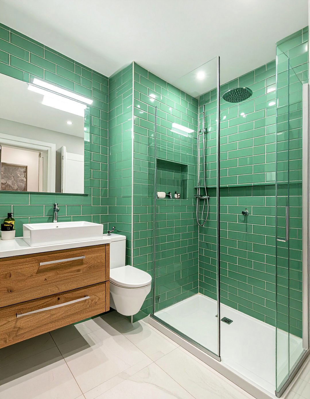 25 Green Tile Bathroom Ideas for a Fresh Look