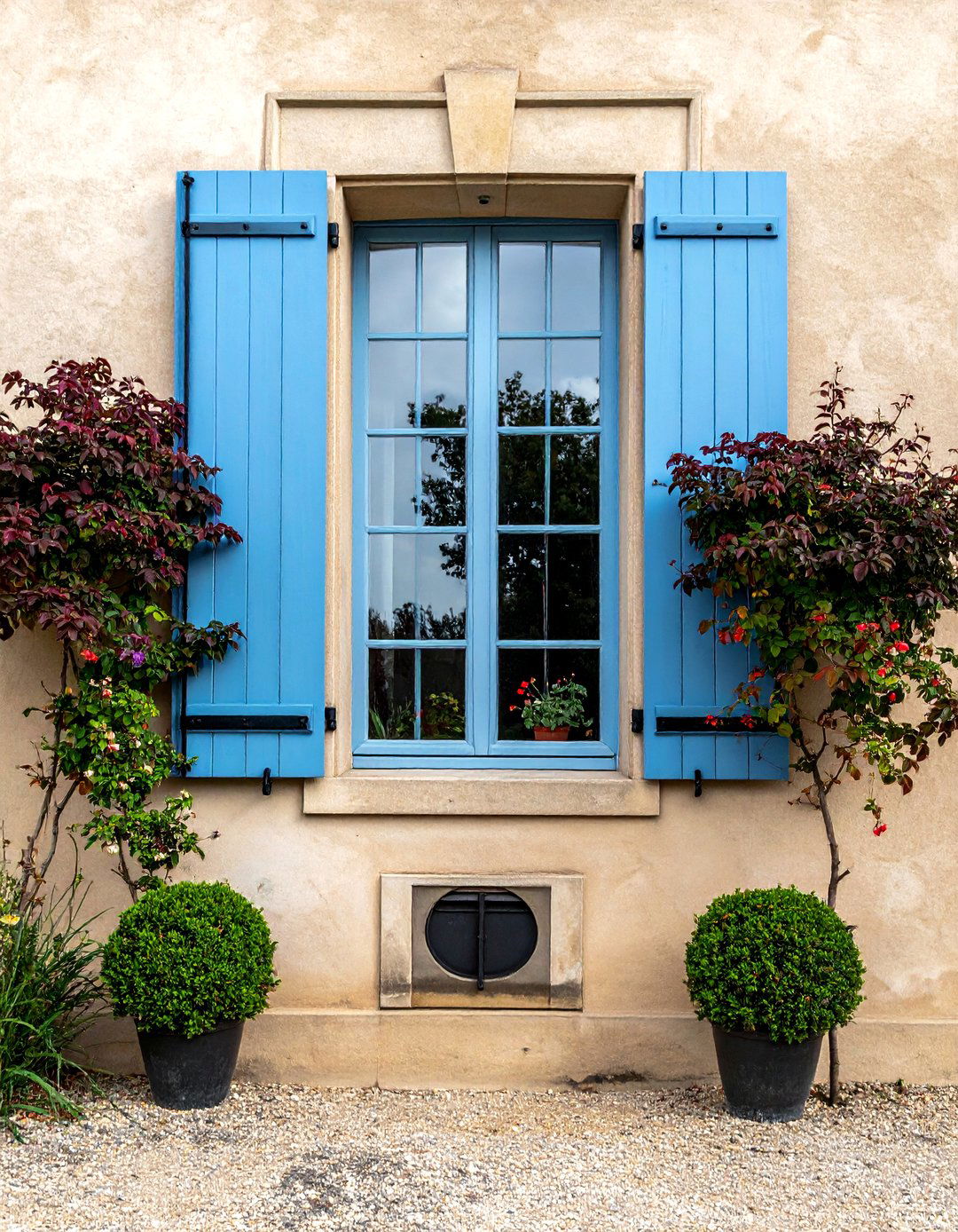 Charming Board and Batten Shutters - 30 Traditional French Country House Exterior Ideas