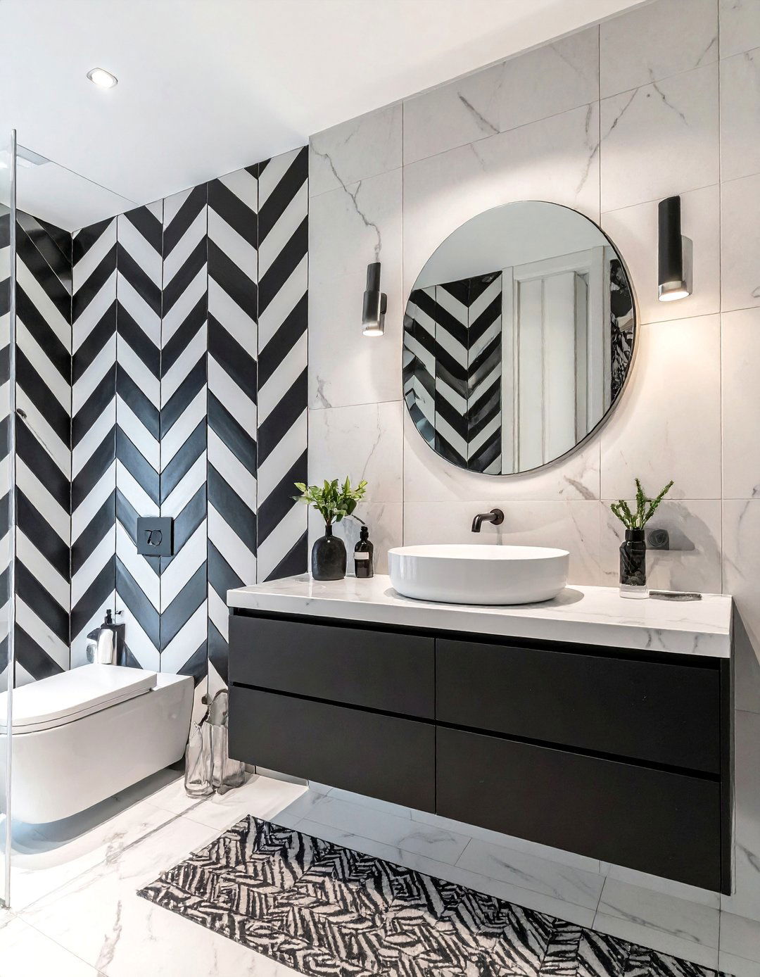 Chevron and Herringbone Patterns - 30 Art Deco Interior Design Ideas for a Glamorous Home