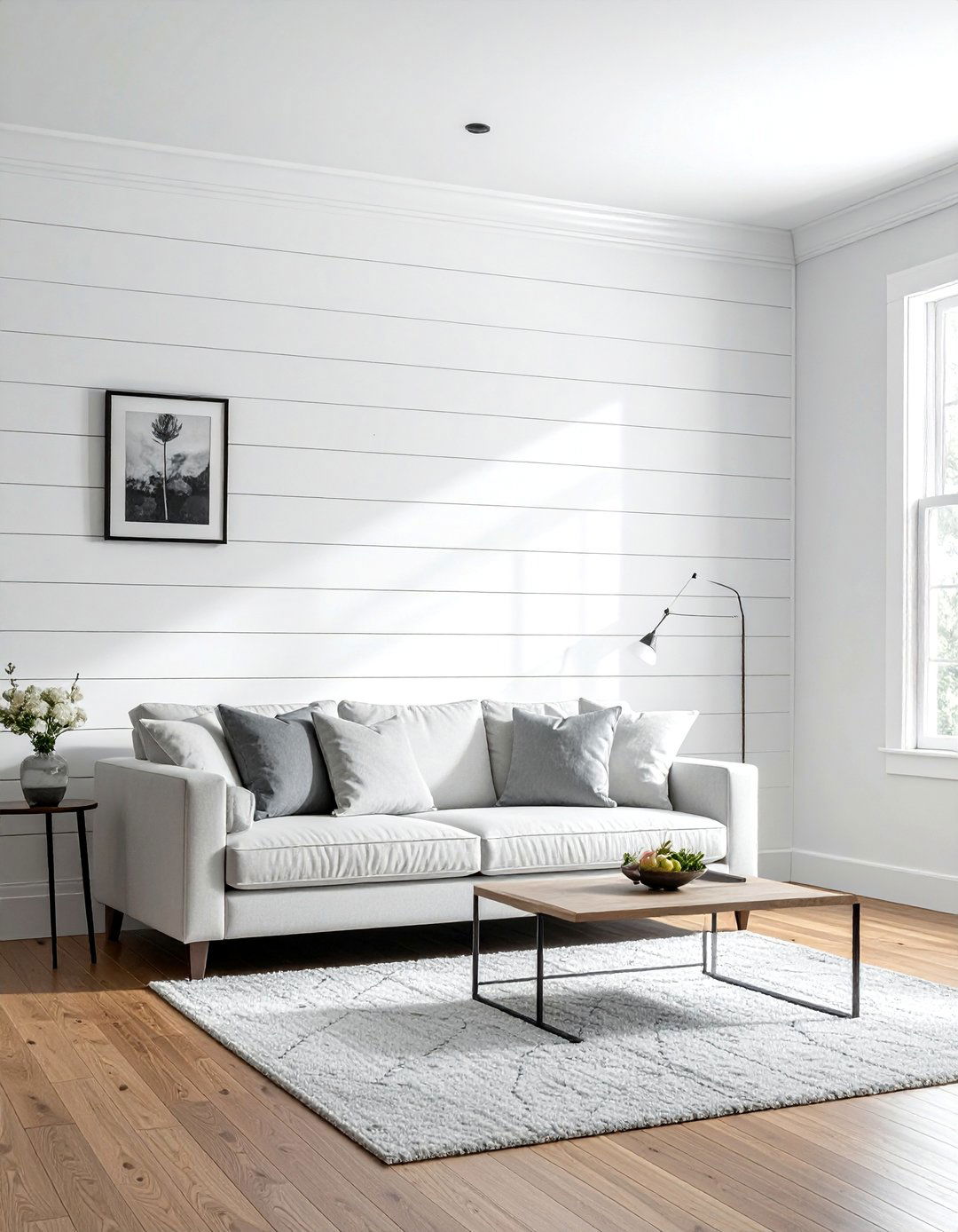 Classic Horizontal Shiplap Paneling - 40 Wall Paneling Ideas to Elevate Your Home's Interior Design