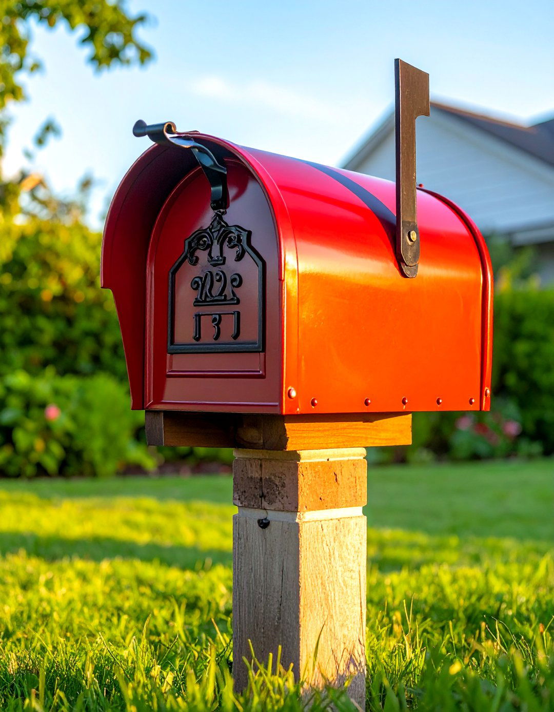 Classic Red Brick Mailbox with an Arched Top - 30 Brick Mailbox Ideas to Elevate Your Curb Appeal