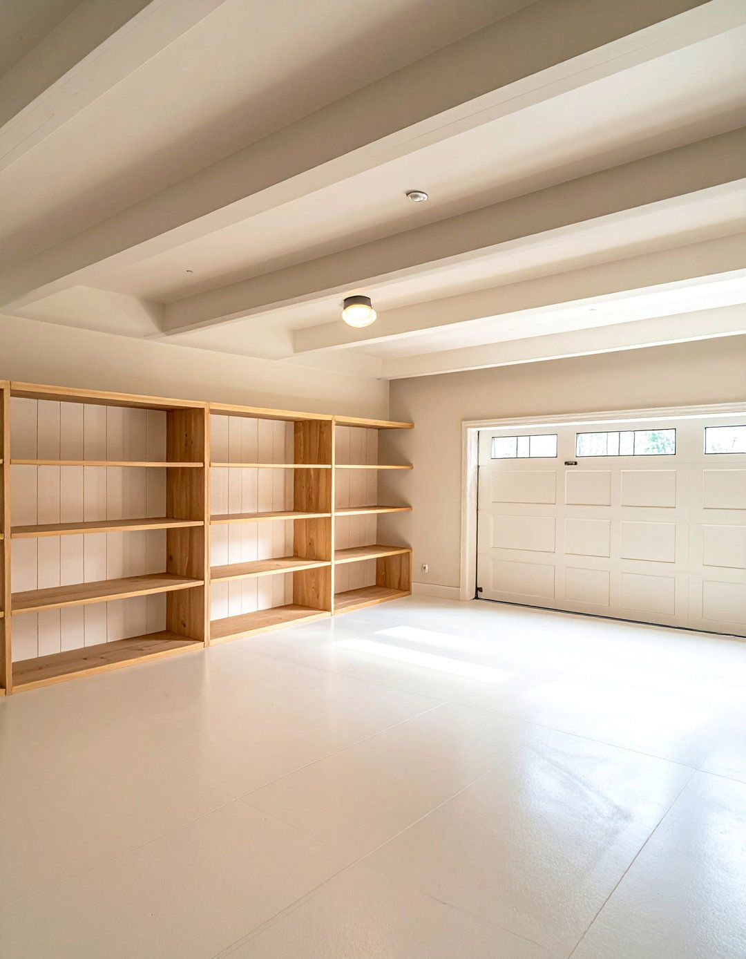 Clean and Simple Off White Garage Paint - 25 Garage Paint Ideas to Refresh Your Space