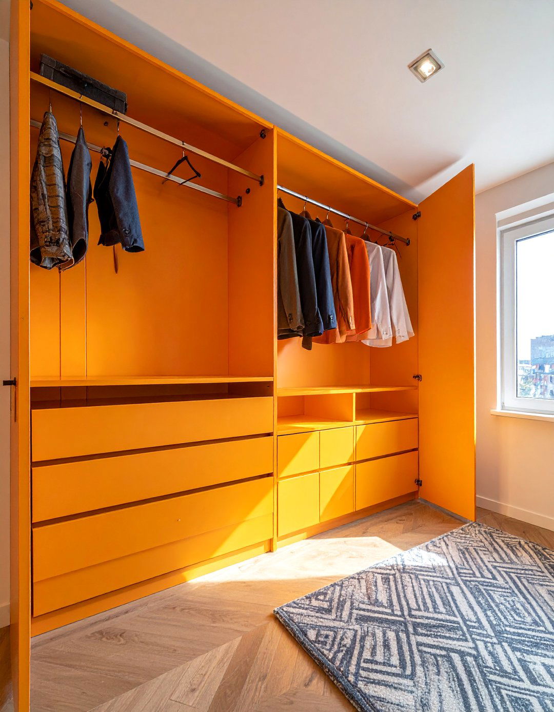 Closet Double Rod Systems - 30 Small Apartment Storage Ideas for Every Room