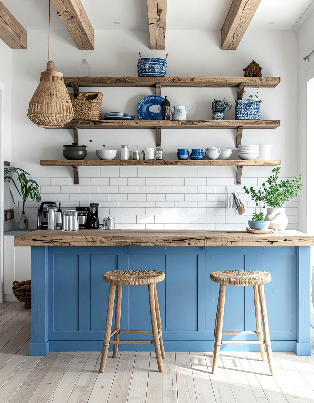 Coastal Coffee Bar Design - 40 Coffee Bar Ideas to Elevate Your Home Brewing Station
