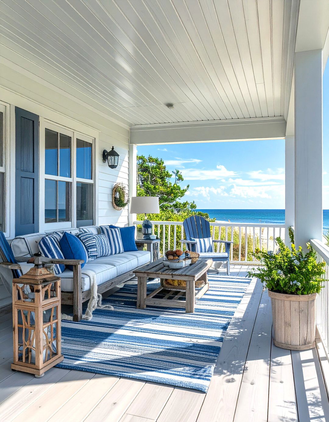 Coastal Cottage Casual - 40 Covered Porch Ideas for Year-Round Enjoyment