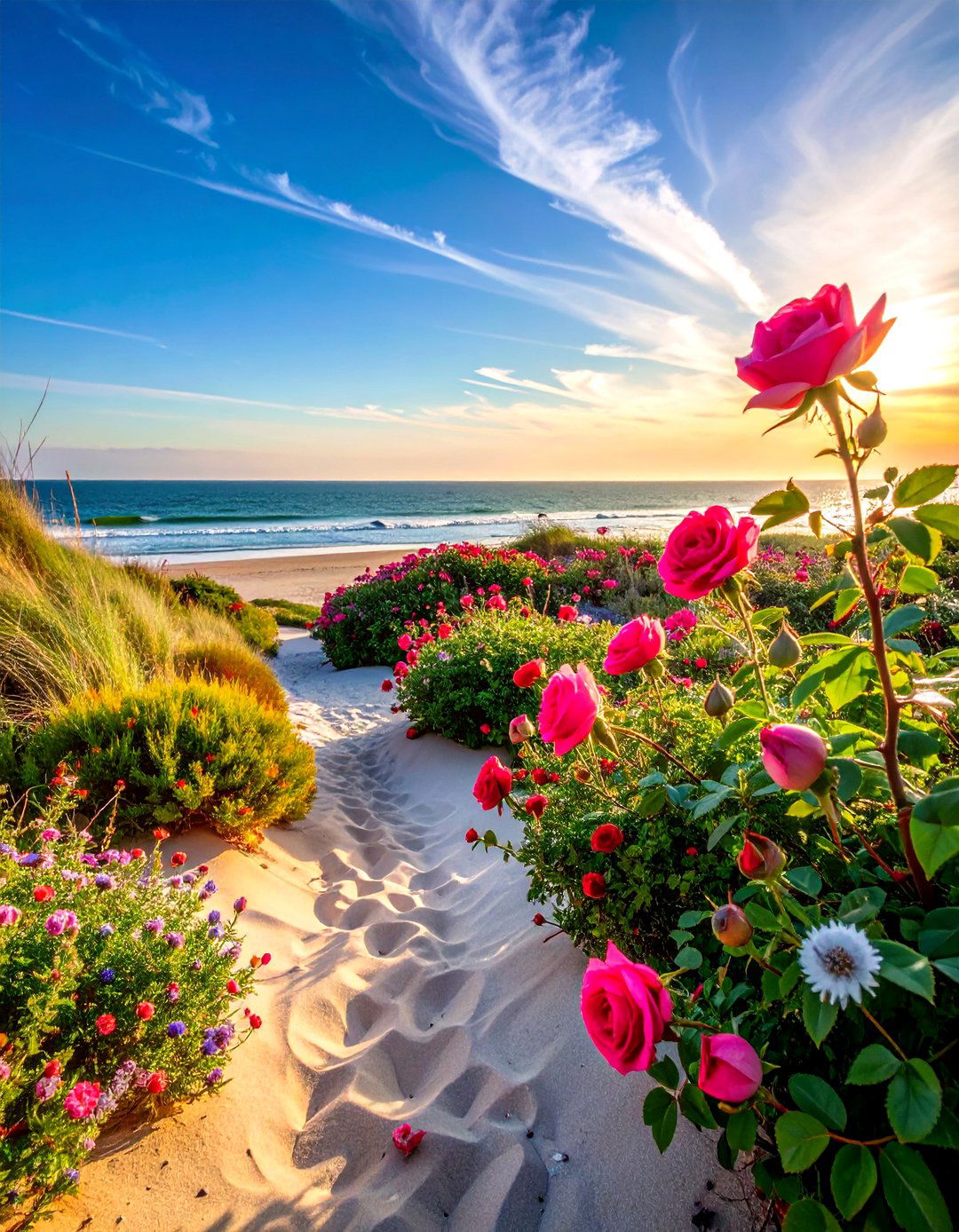 Coastal Flower Garden - 30 Flower Garden Ideas to Transform Your Outdoor Space