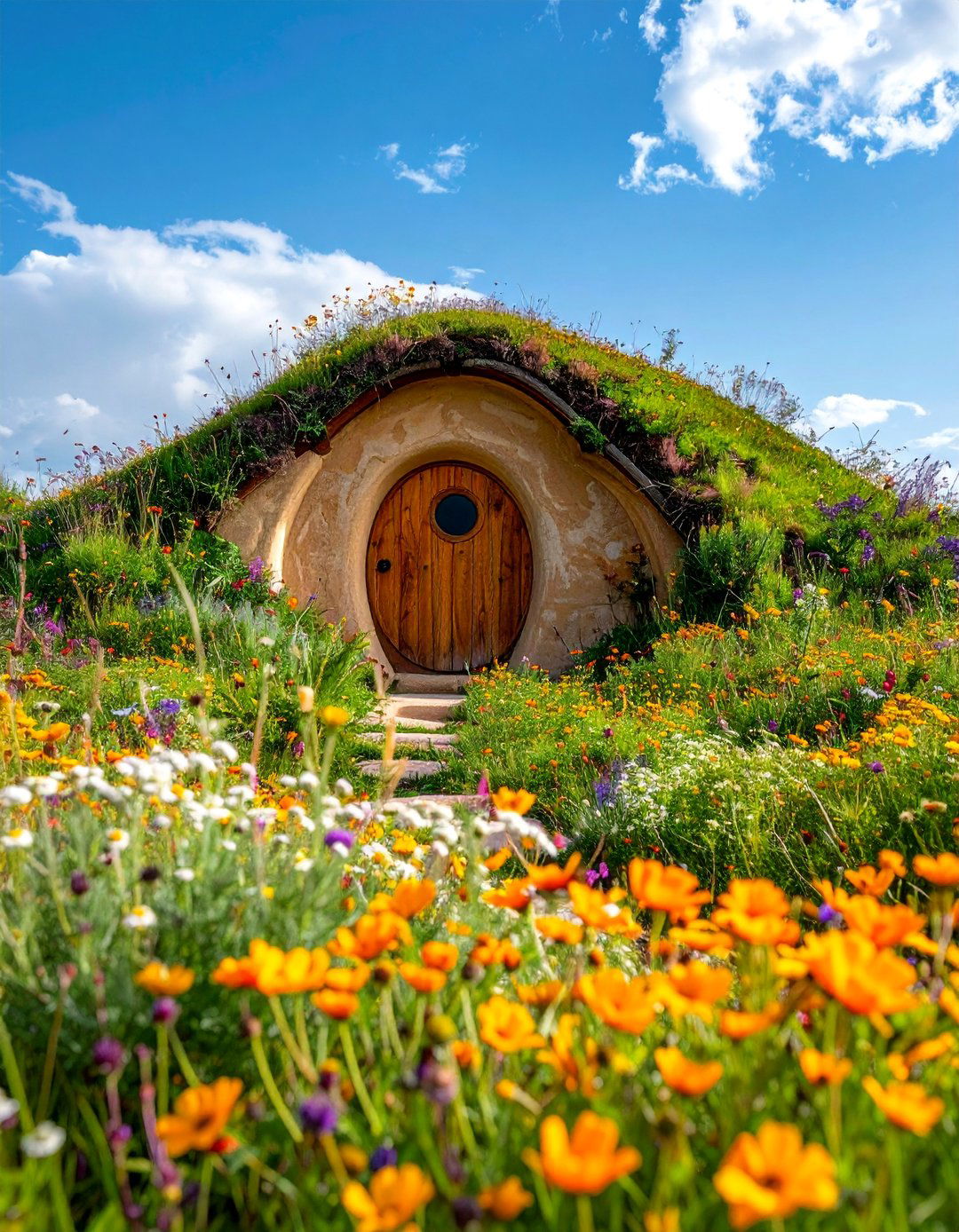 Cob Outhouse with Earthen Plaster - 20 Luxury Outhouse Ideas for a Unique Design