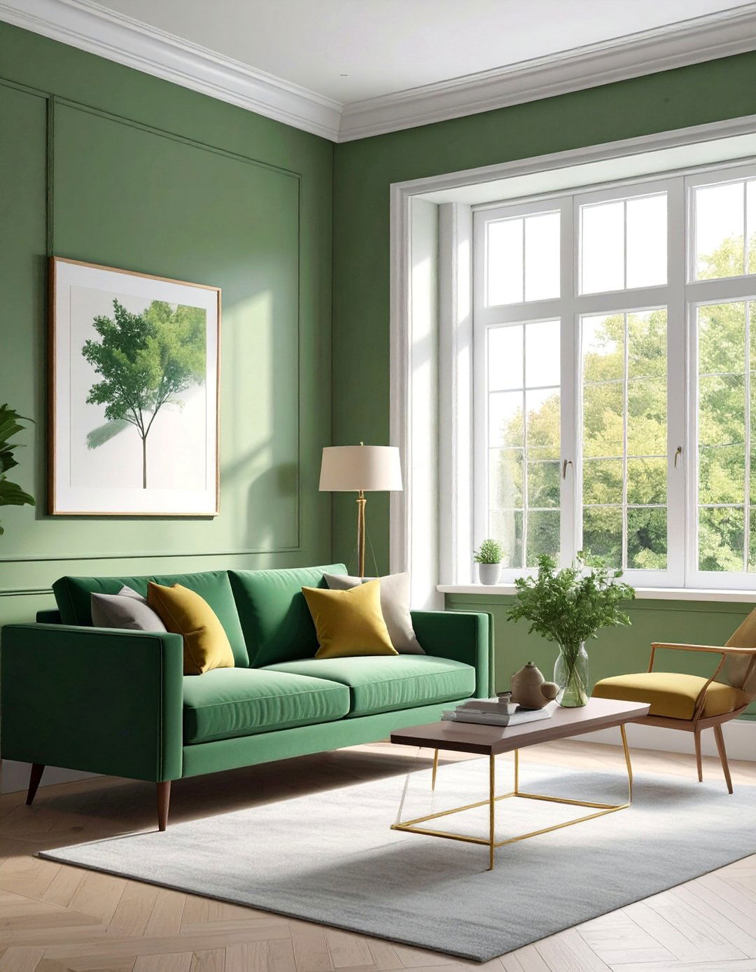 Colored Accent Trim - 25 Modern Window Trim Ideas to Elevate Your Home's Style
