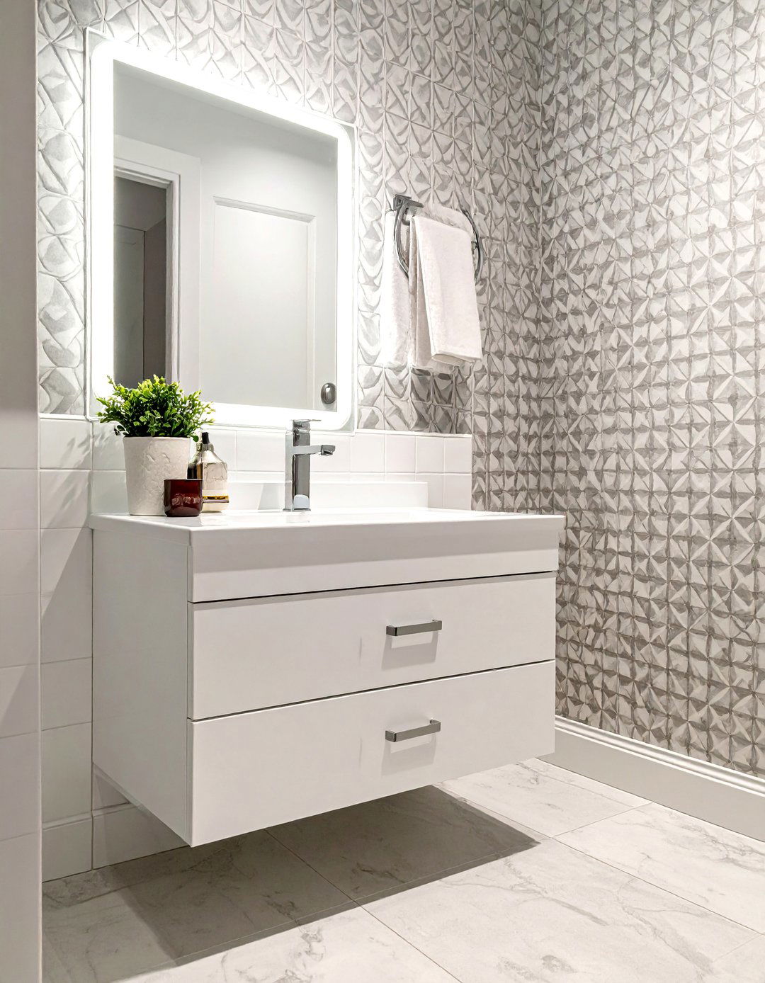 Compact Corner Bathroom Vanity for Powder Rooms - 40 Bathroom Vanity Ideas to Elevate Your Space