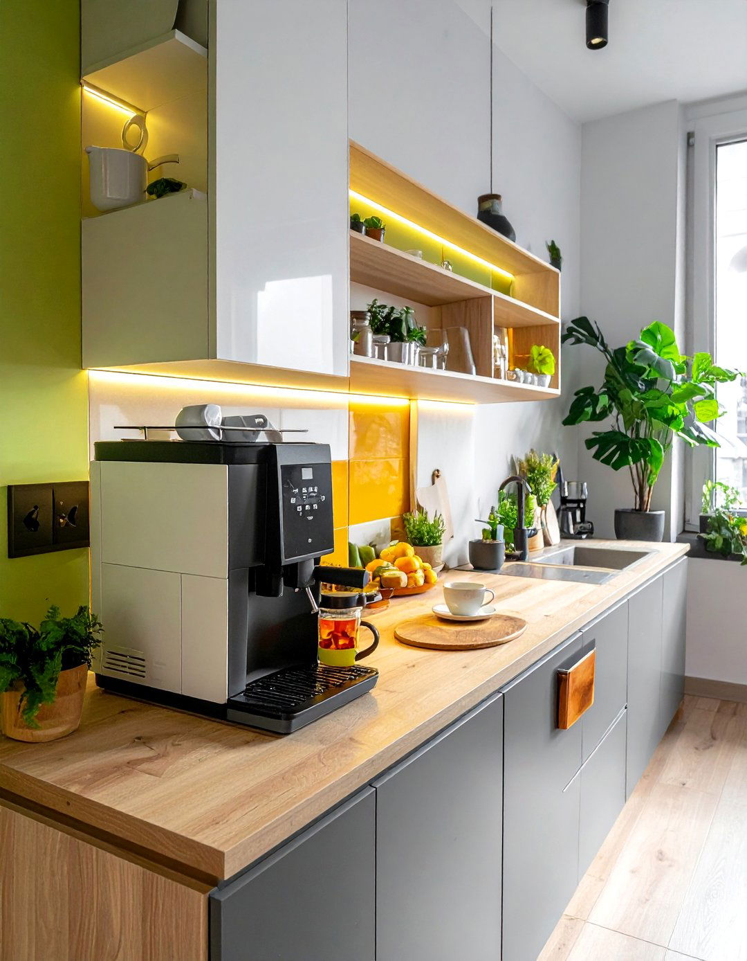 Compact Espresso Setup - 40 Coffee Bar Ideas to Elevate Your Home Brewing Station