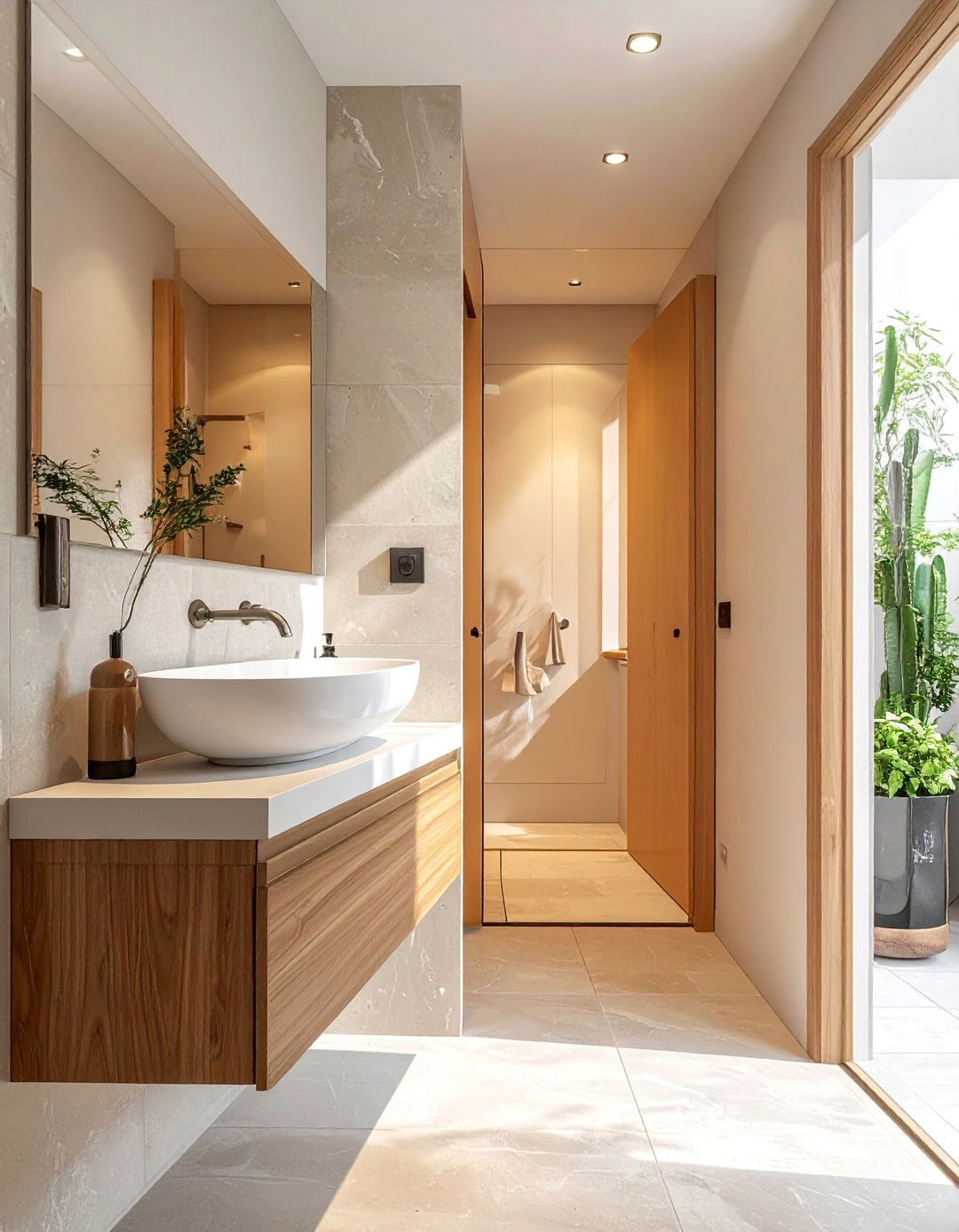 Compact Sink Solutions - 20 Hallway Bathroom Ideas for Functional Spaces