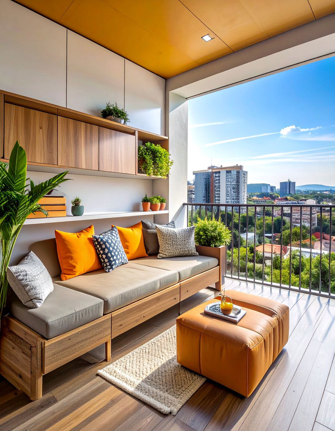 Compact Storage Solutions - 30 Small Balcony Ideas to Maximize Your Space