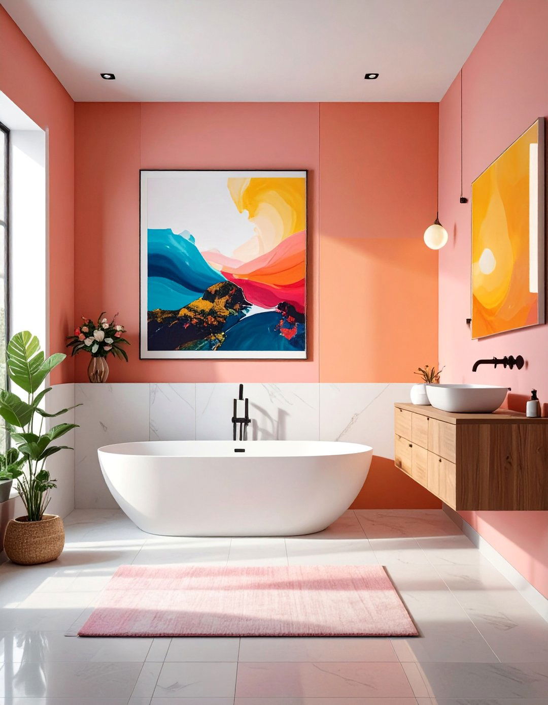 Contemporary Art Displays - 40 Bathroom Decor Ideas to Refresh Your Space
