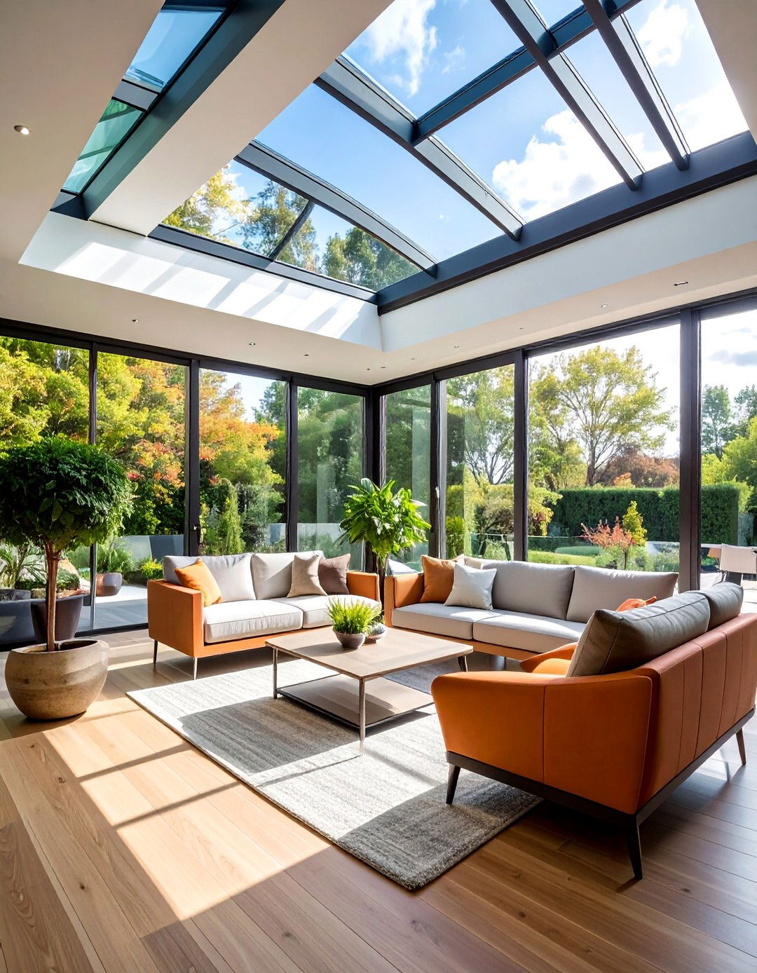 Contemporary Glass Extension - 30 Sunroom Ideas to Brighten Your Home