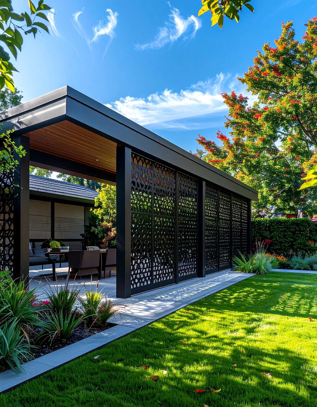 Contemporary Screen Designs - 30 Backyard Privacy Ideas to Create a Secluded Oasis
