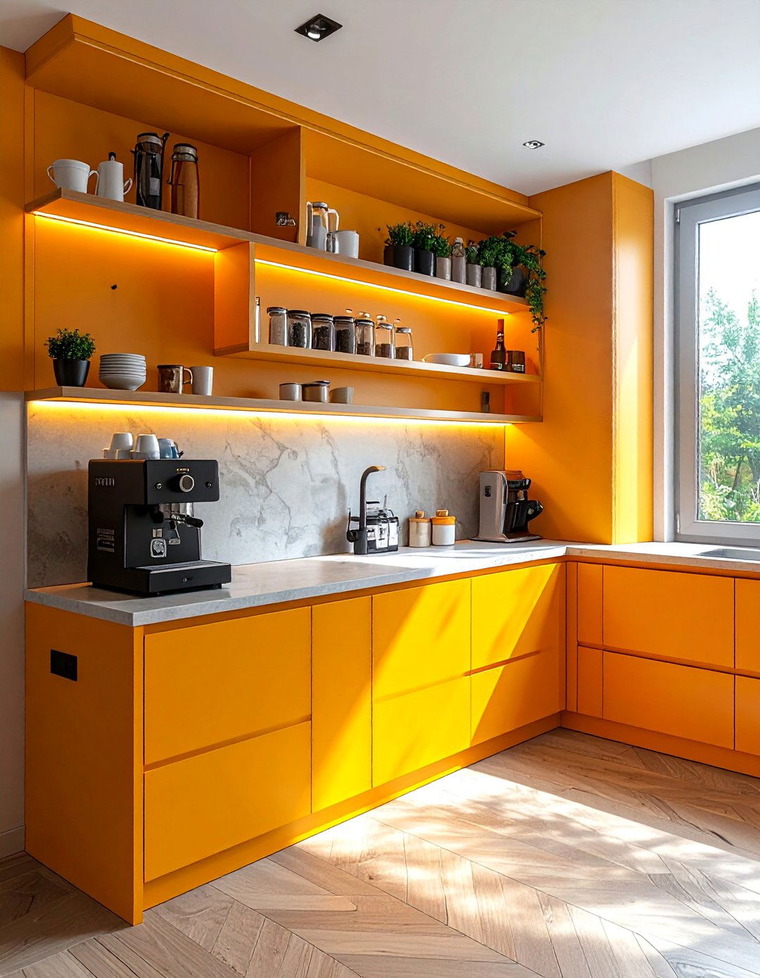 Corner Kitchen Coffee Station - 40 Coffee Bar Ideas to Elevate Your Home Brewing Station