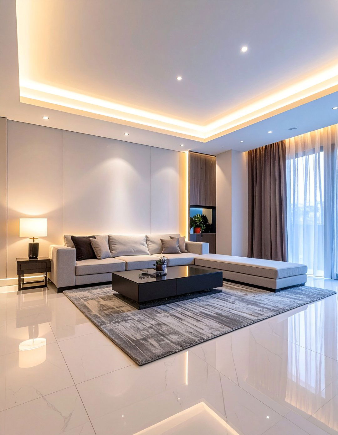 Cove Lighting Ambiance - 20 Living Room Lighting Ideas to Brighten Your Space