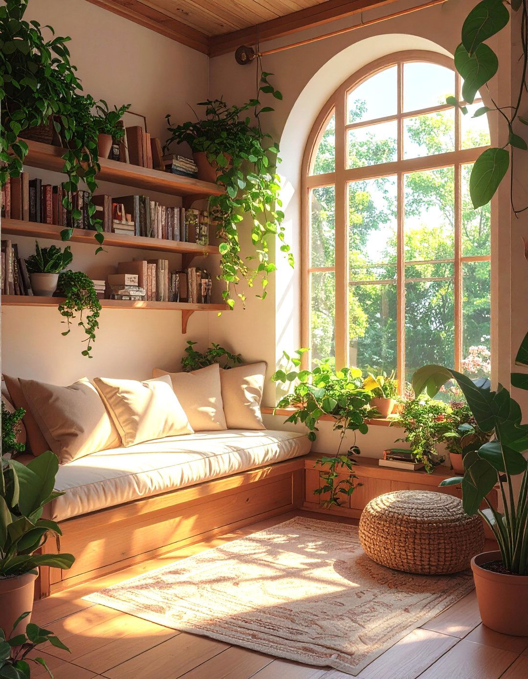 Cozy Ghibli Reading Nook - 40 Anime Room Ideas for the Ultimate Fan Experience
