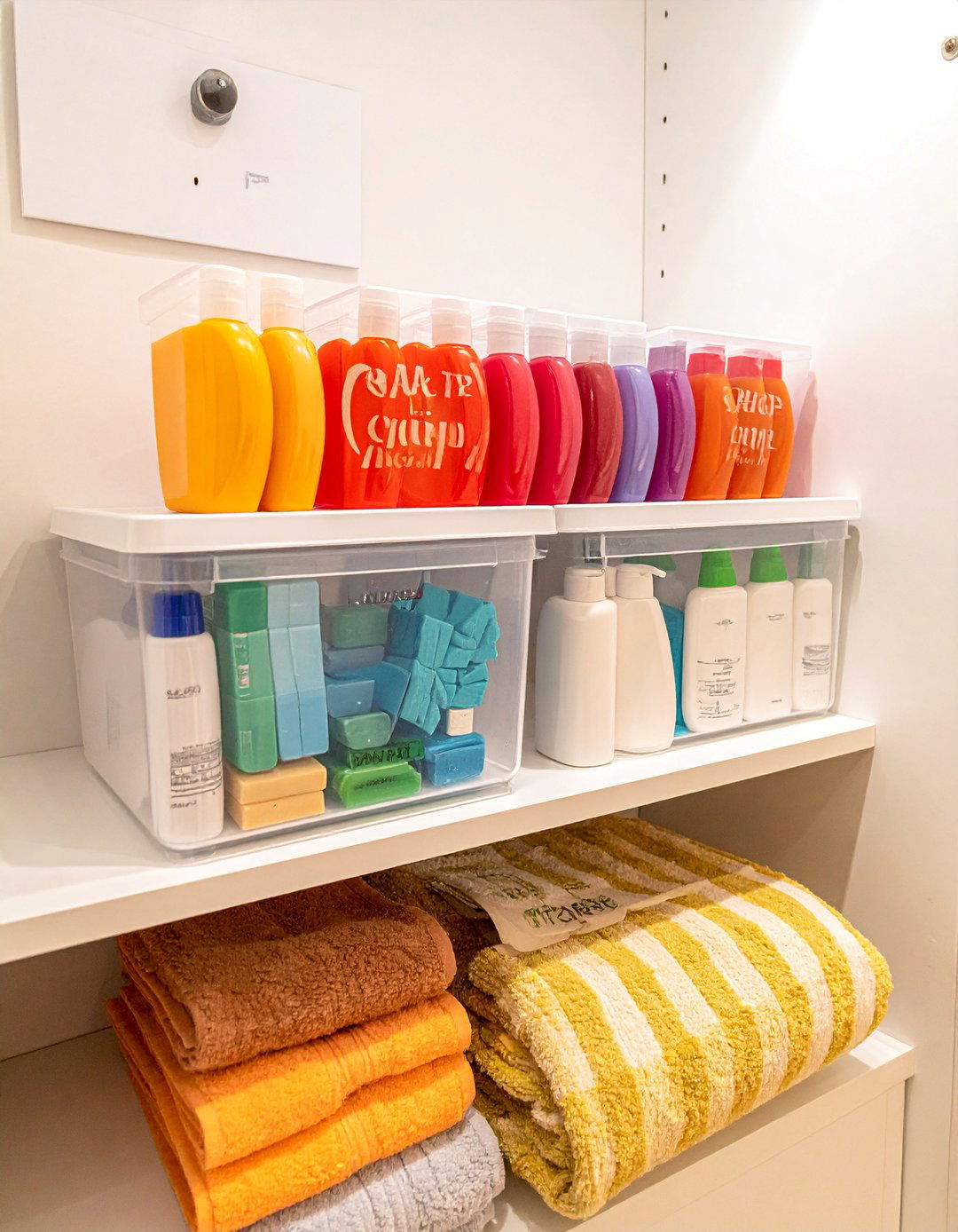 Create a Backstock Section for Toiletries - 30 Linen Closet Organization Ideas for a Tidy Home