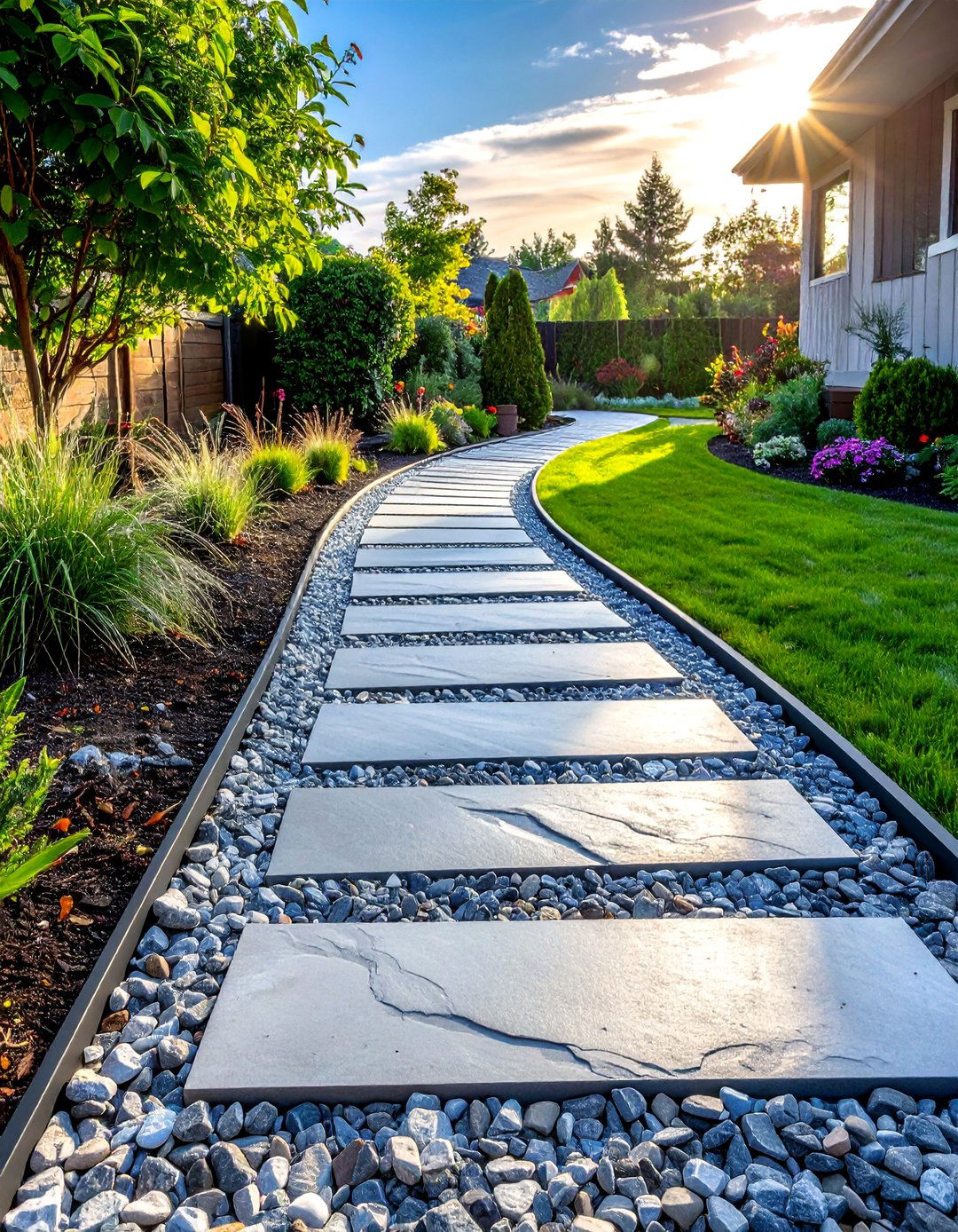 Crushed Stone Pathways - 40 Backyard Walkway Ideas for a Beautiful Garden
