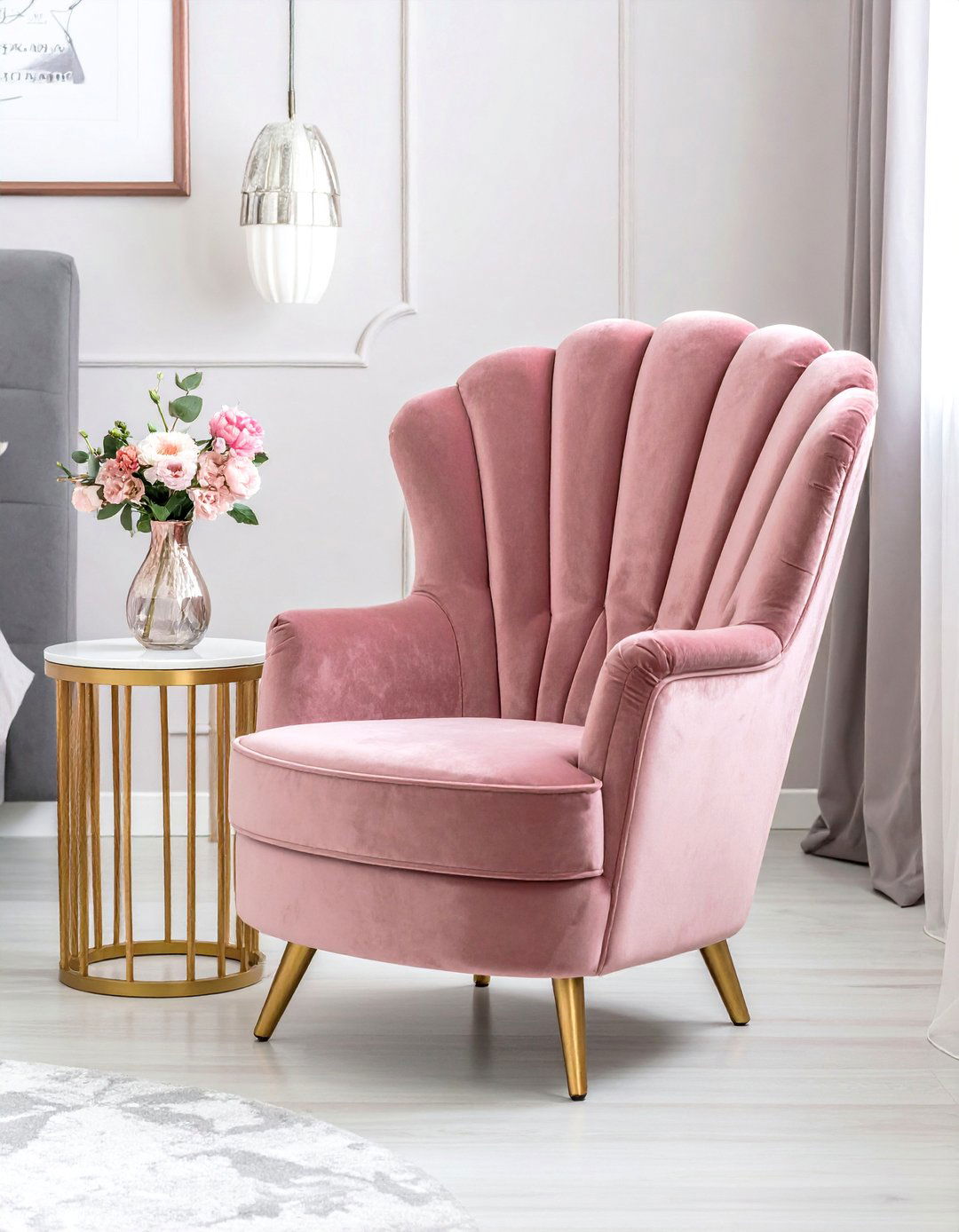 Curved and Scalloped Armchairs - 30 Art Deco Interior Design Ideas for a Glamorous Home