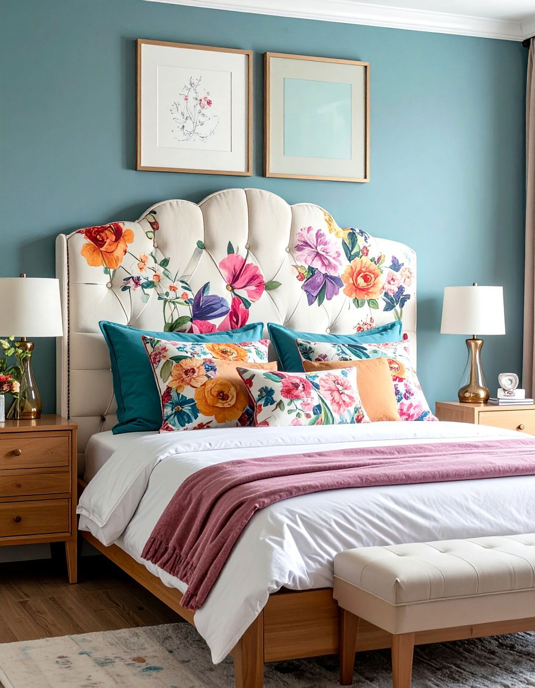 DIY Upholstered Headboard - 40 Teenage Girl Bedroom Ideas for a Stylish and Personal Space