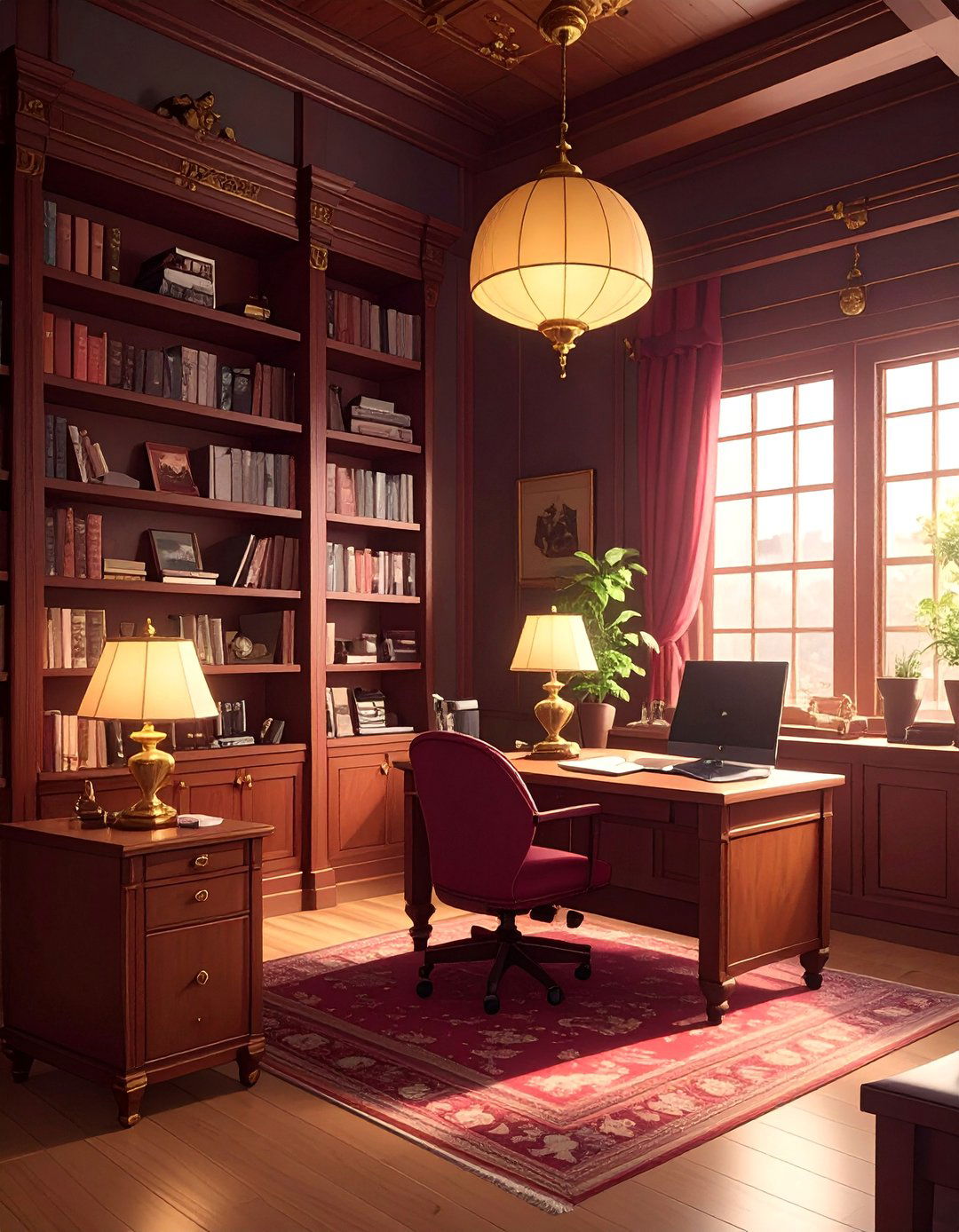 Dark Academia Anime Study Room - 40 Anime Room Ideas for the Ultimate Fan Experience