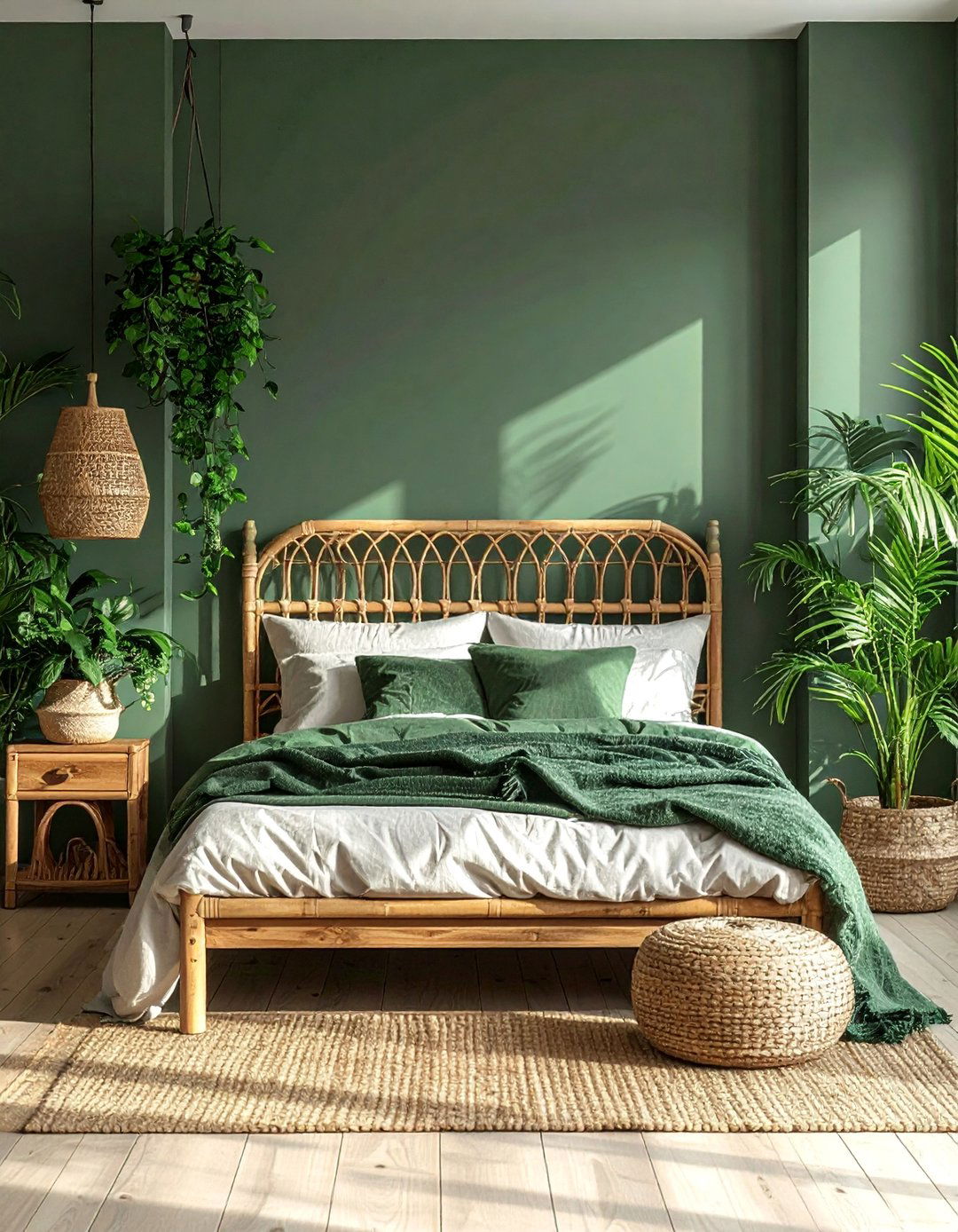 Dark Sage Green Accent Wall - 40 Dark Green Accent Wall Ideas for Bold Spaces