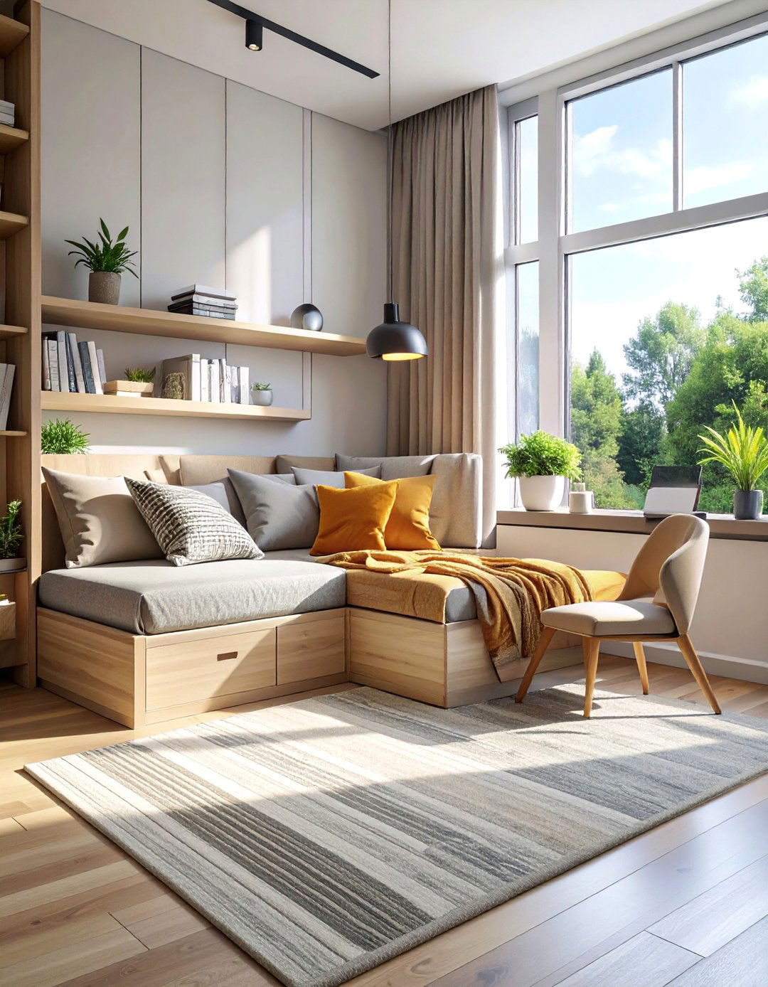 Daybed Home Office Corner - 30 Office Guest Room Ideas for a Functional Space