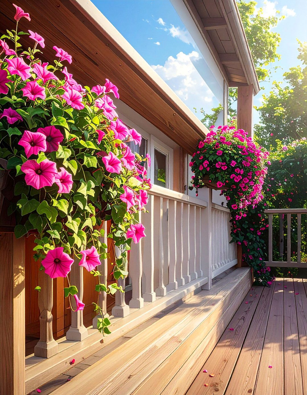 Deck Decorating with Railing Flower Boxes - 25 Deck Decorating Ideas With Plants for a Lush Oasis