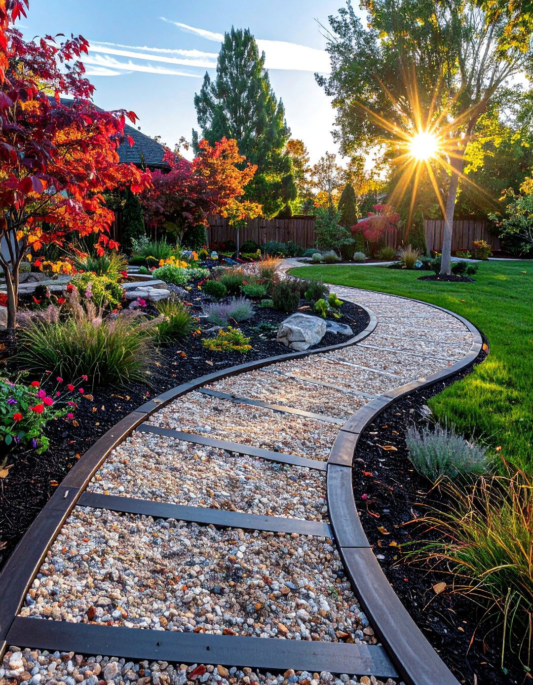 Decomposed Granite Pathways - 25 Dog Friendly Landscaping Ideas for Pet Owners