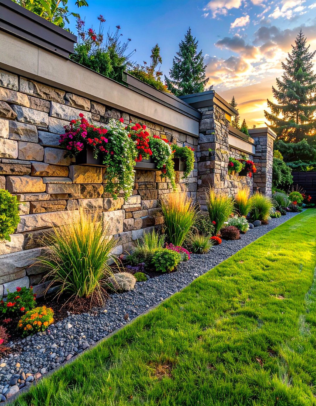 Decorative Wall Features - 40 Hardscaping Ideas to Transform Your Outdoor Space