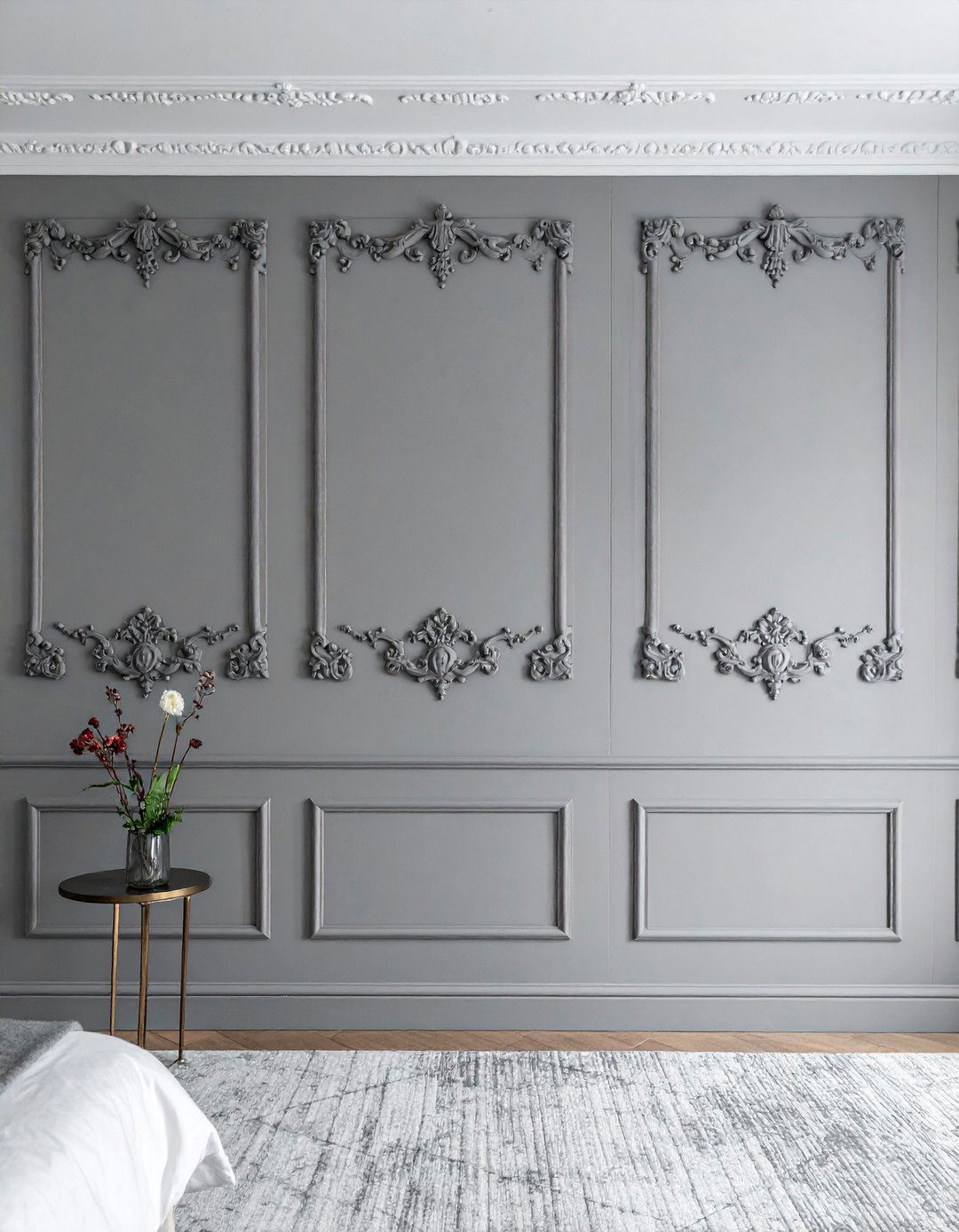 Decorative Wall Paneling Boiserie - 25 French Bedroom Decor Ideas for Elegant Spaces