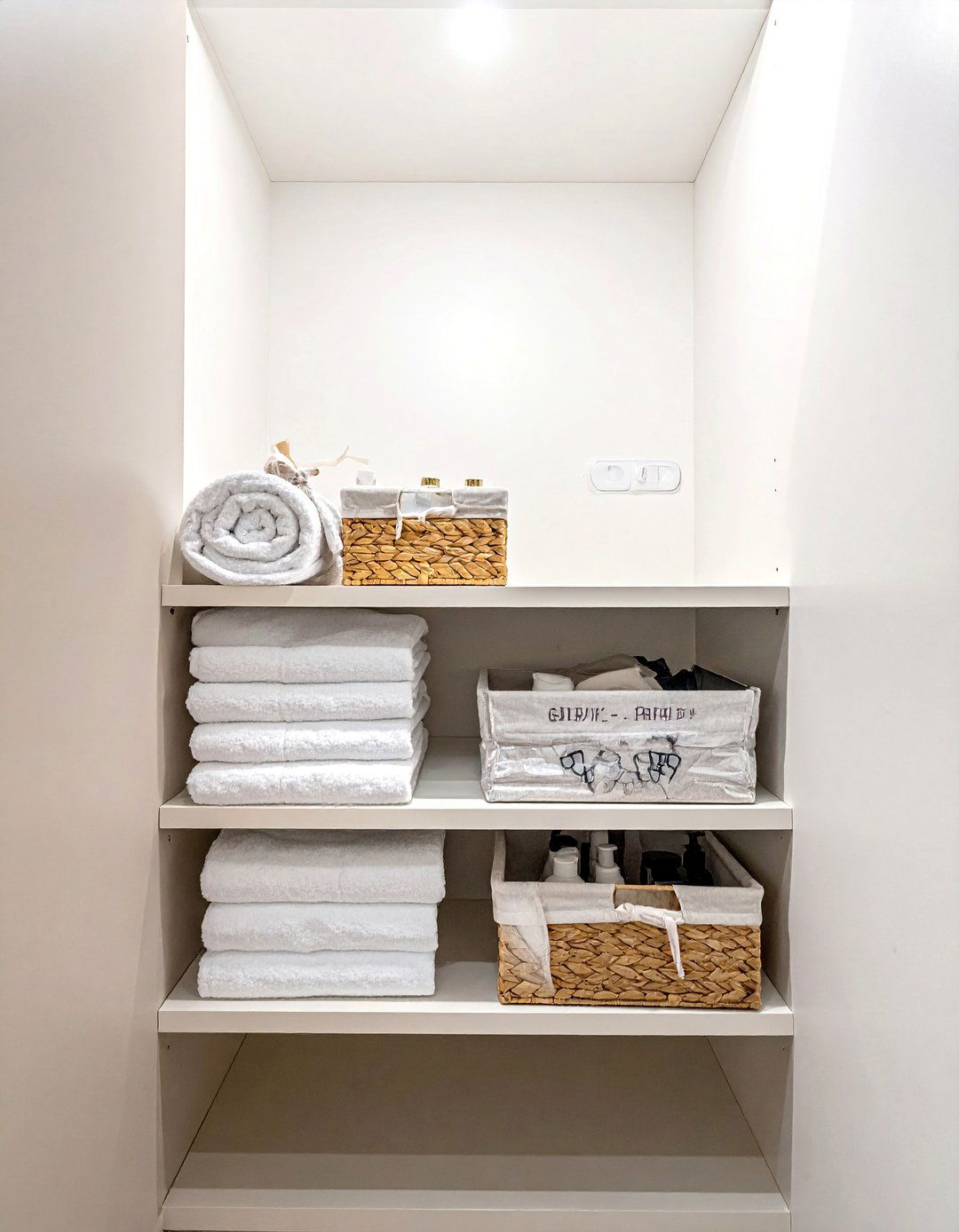 Designate a Shelf for Guest Linens - 30 Linen Closet Organization Ideas for a Tidy Home
