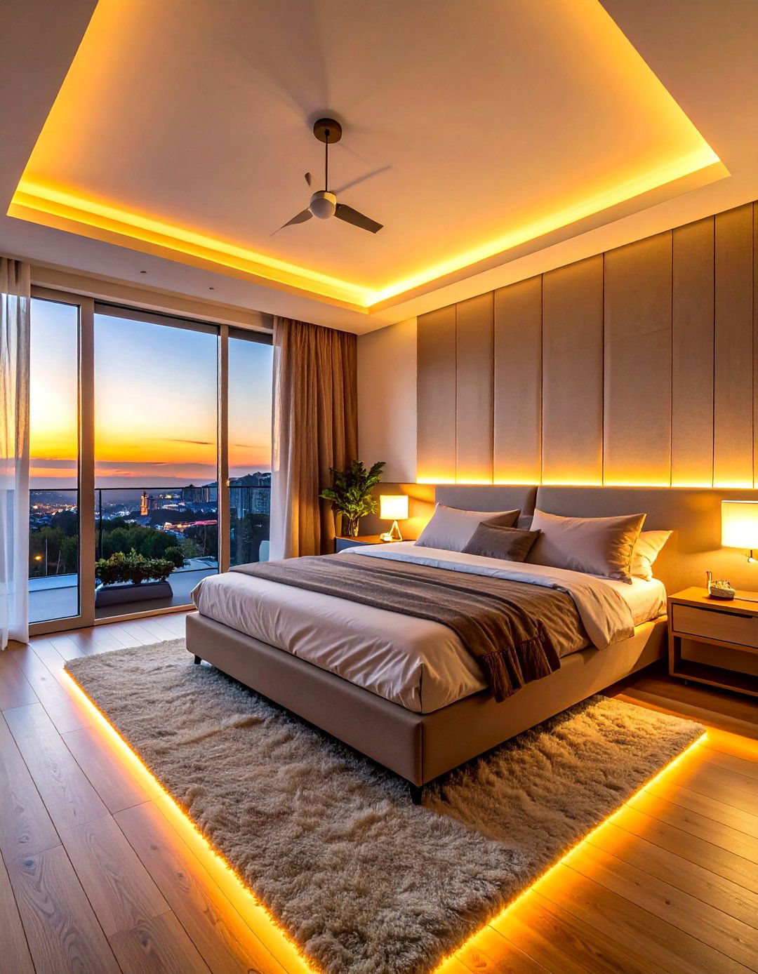 Dimmable and Warm Ambient Lighting - 40 Bedroom Interior Design Ideas for Comfort