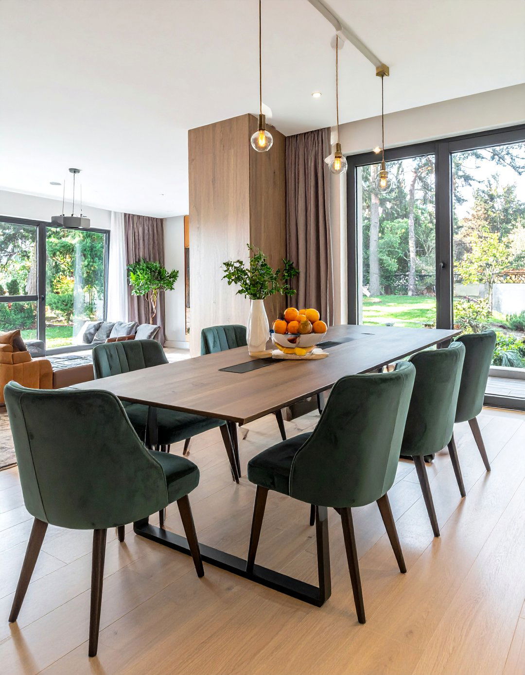 Dining Table Extension Workspace - 30 Desk in Living Room Ideas for a Functional Space