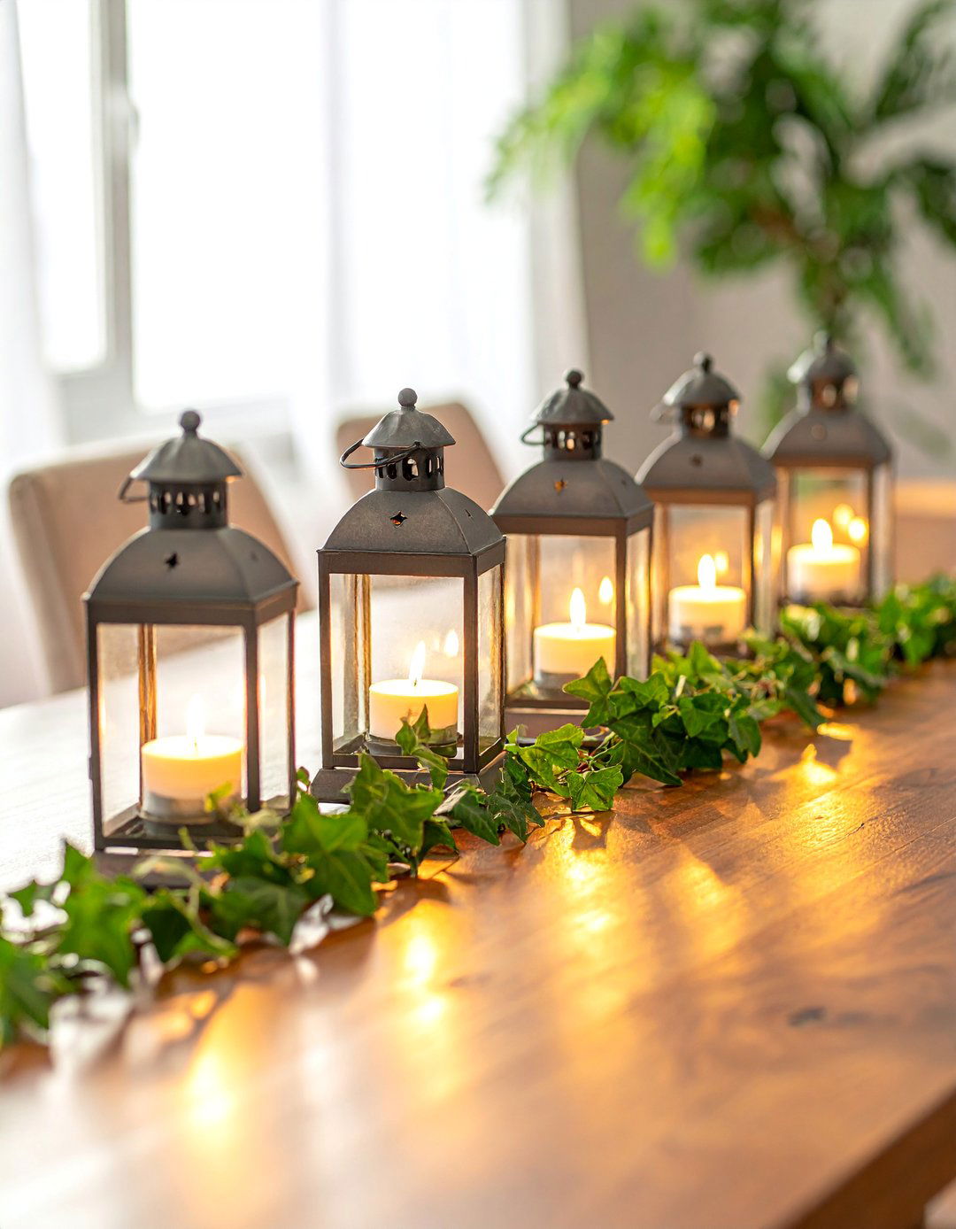 Dining Table Lantern Runner Decor - 30 Lantern Decor Ideas to Illuminate Your Home and Garden
