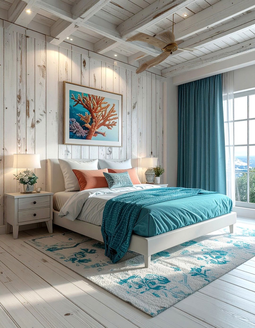 Distressed Wood Plank Wall - 20 Mermaid Room Ideas for a Magical Space