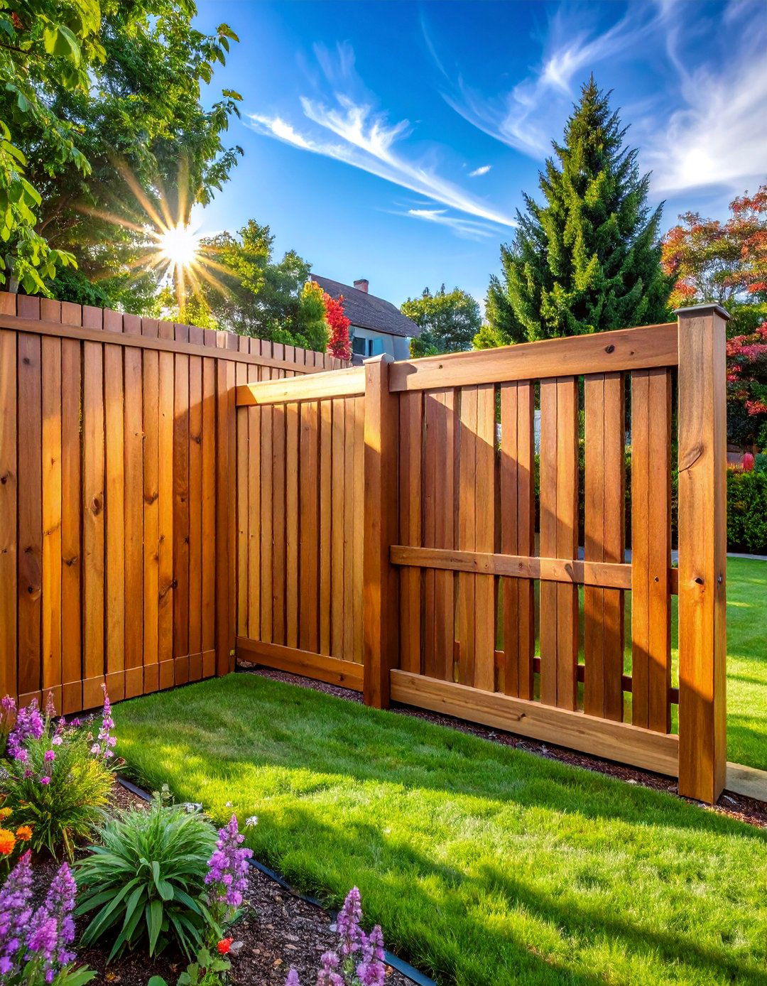 Double Sided Display Fence Design