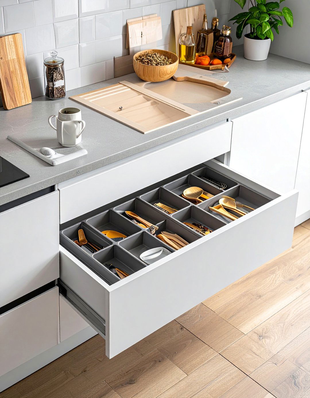 Drawer Divider Organization - 30 Small Apartment Storage Ideas for Every Room