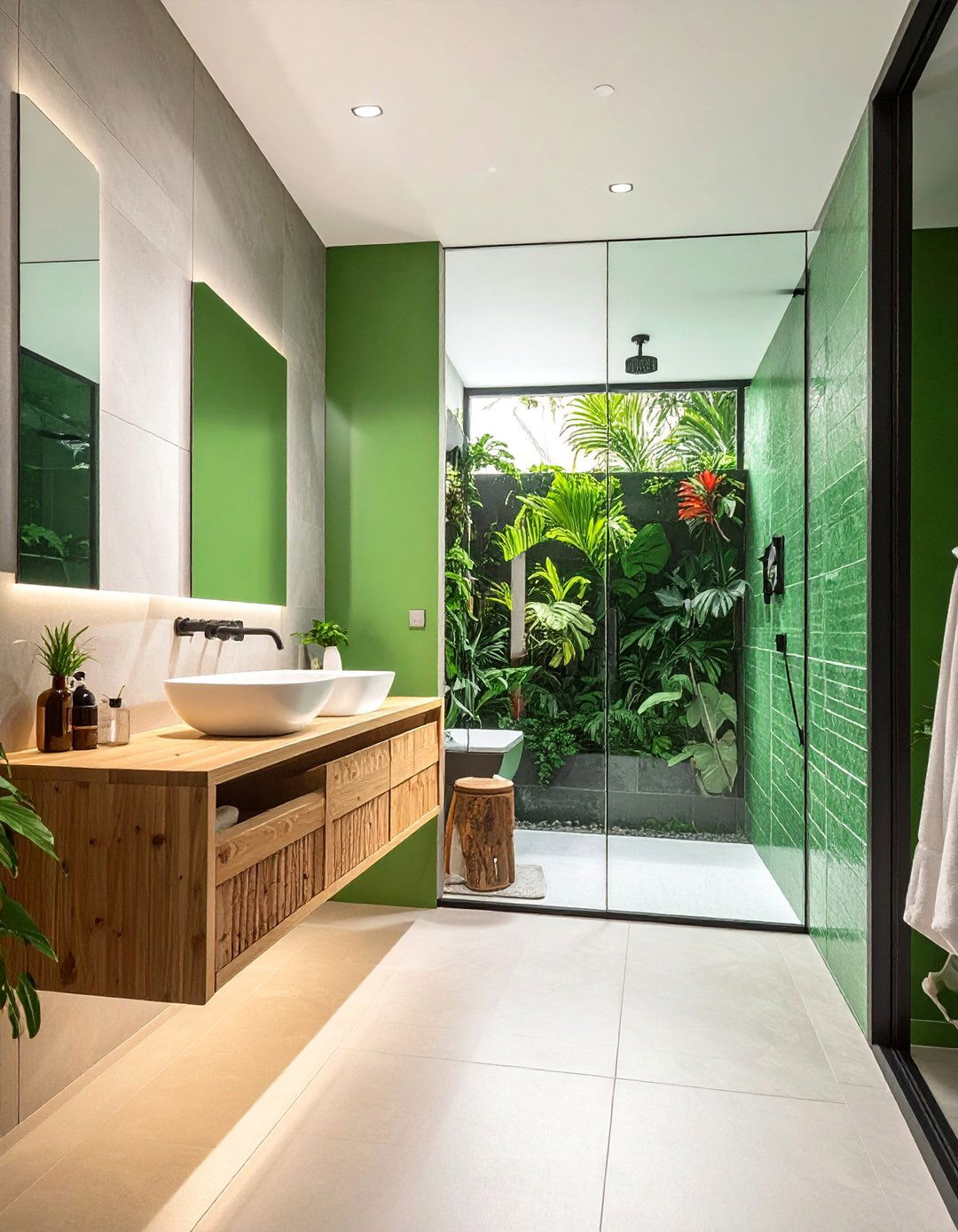Eco Friendly Material Choices - 20 Hallway Bathroom Ideas for Functional Spaces