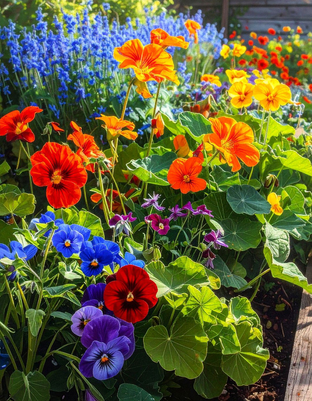 Edible Flower Garden - 30 Flower Garden Ideas to Transform Your Outdoor Space