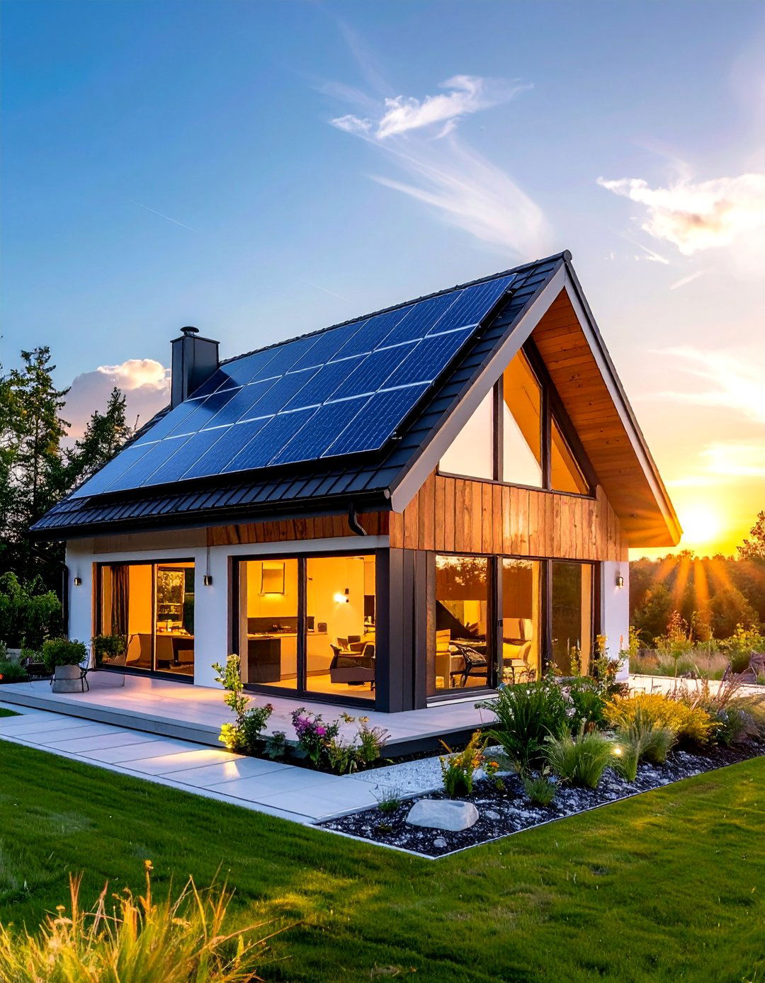 Energy Efficient Gable Roof - 20 Gable Roof Design Ideas for Modern and Classic Homes