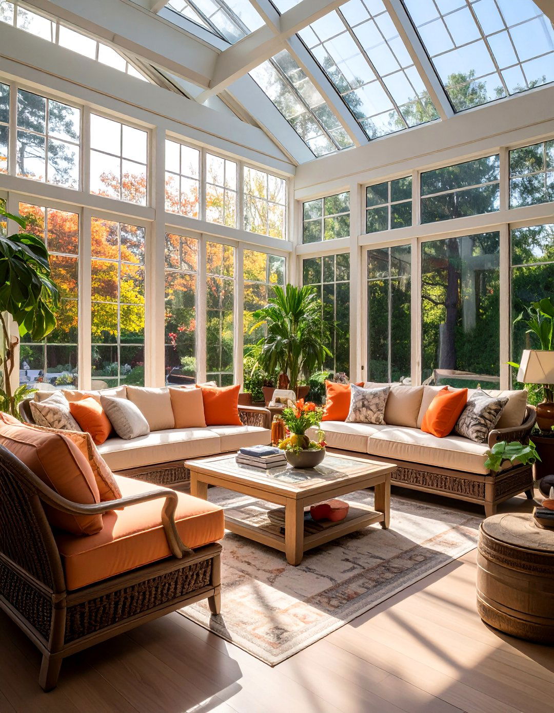 Entertainment Sunroom Lounge - 30 Sunroom Ideas to Brighten Your Home