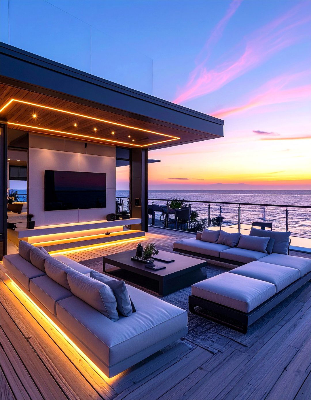 Entertainment Technology Hub - 30 Large Deck Ideas for Outdoor Entertaining and Relaxation