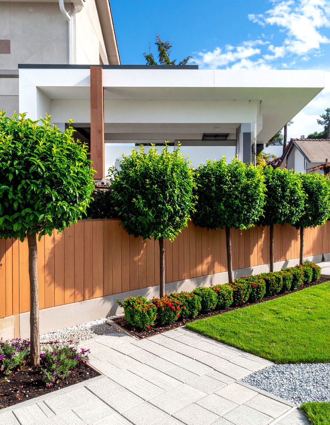 Espalier Privacy Trees - 30 Backyard Privacy Ideas to Create a Secluded Oasis