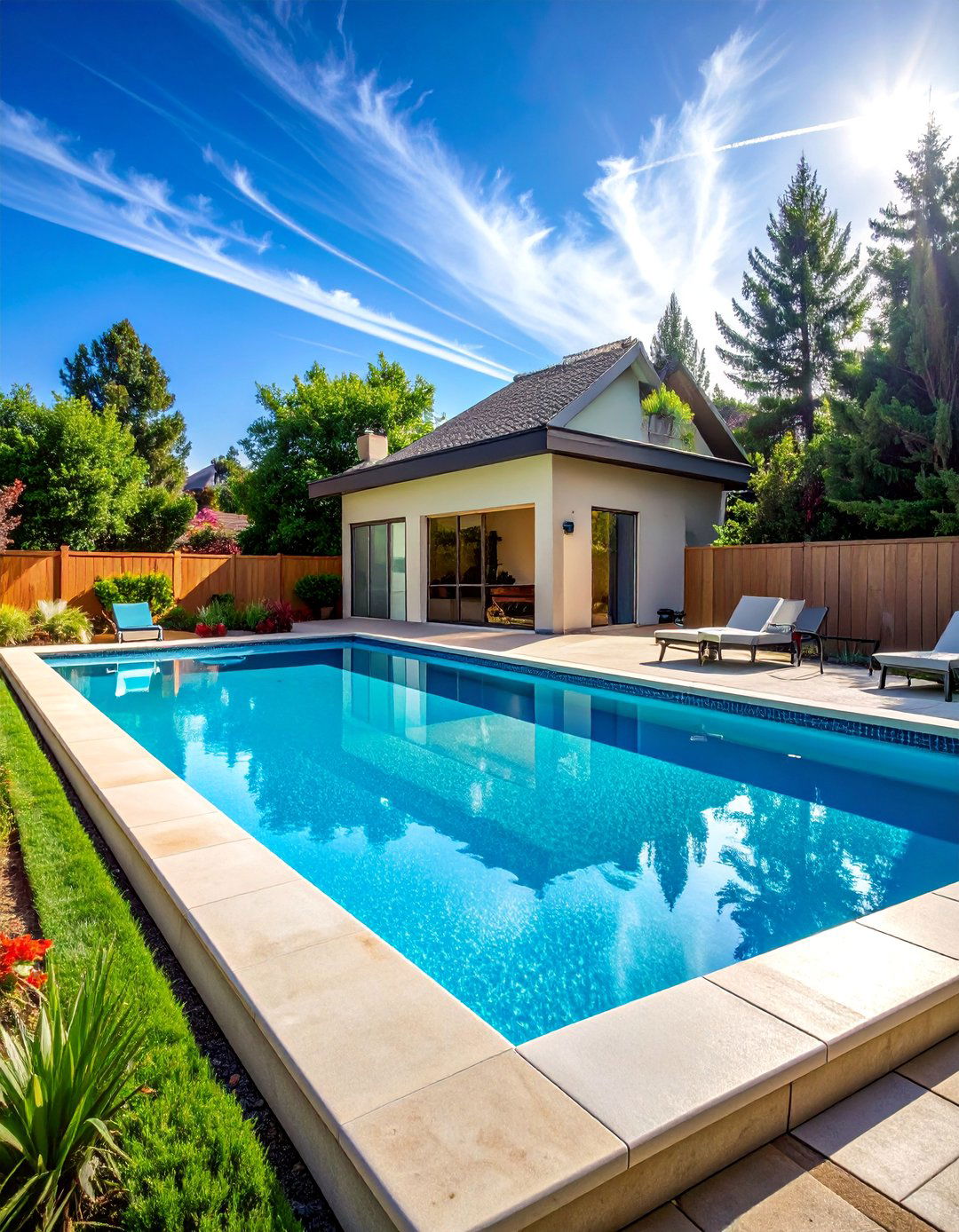 Family Friendly Pool with Safety Features - 40 Backyard Pool Ideas for a Refreshing Summer Oasis