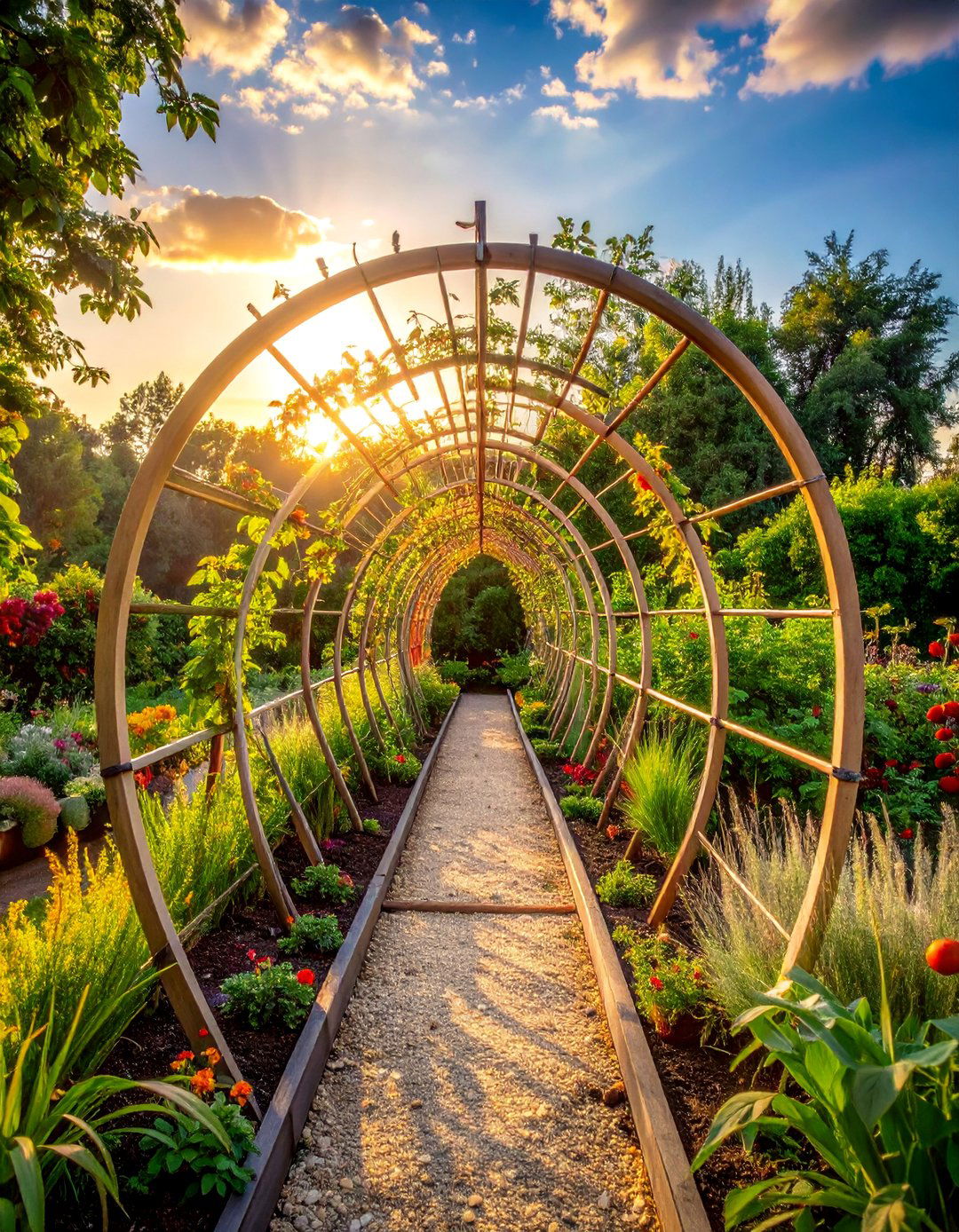 Fan Trellis Configuration - 30 Tomato Trellis Ideas for Your Vegetable Garden